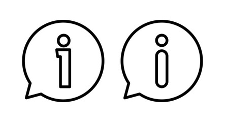 Info sign icon vector illustration. about us sign and symbol. Faq icon