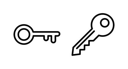 Key icon vector illustration. Key sign and symbol.