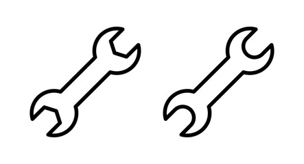 Wrench icon vector illustration. repair icon. tools sign and symbol