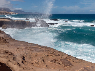 Fuerteventura - wilde Westküste Jandia zwischen Agua Liques und Los Boquetes