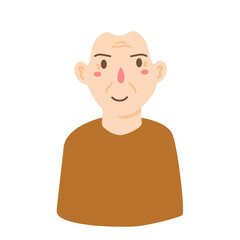 elderly people illustrated