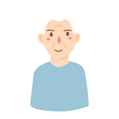 grandma mascot illustration