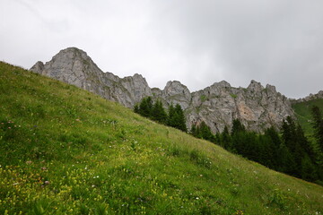 Obraz premium Cornettes de Bise, Chablais Alps in Haute-Savoie, France