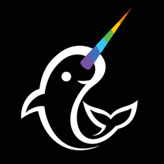 rainbow narwhal © John