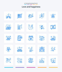 Creative Love 25 Blue icon pack  Such As love. romance. angle. love. candle