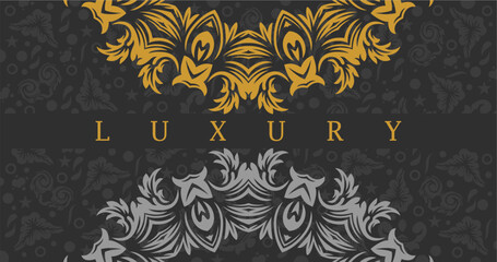 Vector mandala frame design, for your various types of advertising needs, suitable for business card designs, banners, websites, etc. high resolution EPS file format