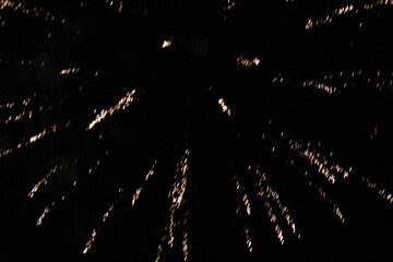 Celebration Fireworks at night