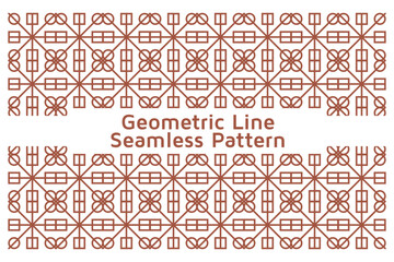 Background Texture in Geometric Line Ornamental Style