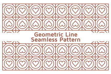 Background Texture in Geometric Line Ornamental Style