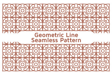 Background Texture in Geometric Line Ornamental Style