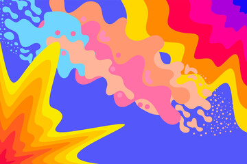 Fototapeta na wymiar Creative color Liquid fluid abstract background.