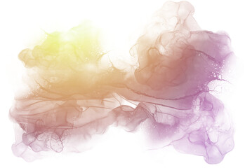 watercolor with transparent background	