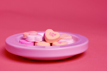 Valentine's Day conversation hearts