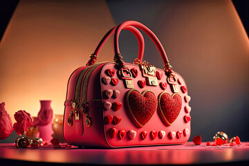 Valentine's Day, theme_handbag, generative AI