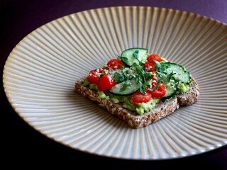 Avocado Toast on Plate