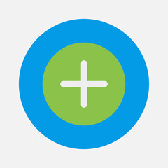 Add icon in flat style about essentials, use for website mobile app presentation