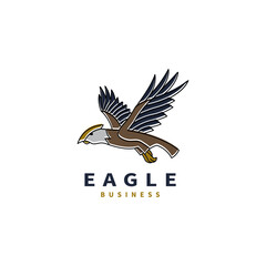 eagle vector icon logo design illustration