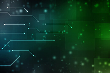 Abstract futuristic circuit board Illustration, Circuit board with various technology elements. Circuit board pattern for digital abstract technology background