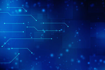 Abstract futuristic circuit board Illustration, Circuit board with various technology elements. Circuit board pattern for digital abstract technology background