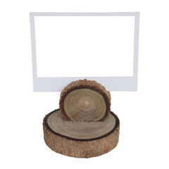 Photo frame made with log wood, Frame Photo frame made of rustic wood