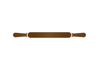 Rolling pin icon vector isolated.