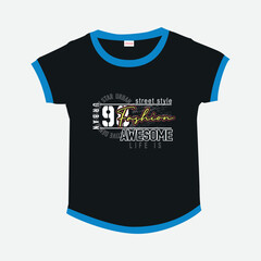 Premium Vector illustration of a text graphic. suitable screen printing and DTF for the design boy and girls outfit of t-shirts print, motivational quotes typography slogan. vector for print tee shirt