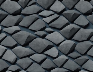 black stone wall background, Long black stone texture and textured background