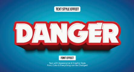 Red Alert, Editable text style effect - obrazy, fototapety, plakaty