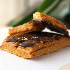 Peanut butter and chocolate dessert