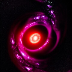 Obraz premium Espiral black Hole 