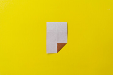 Step by step photo instruction how to make origami little ice cream. Simple diy with kids children's concept. Collage of the steps photo.