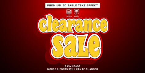 Editabel text effect clearance sale