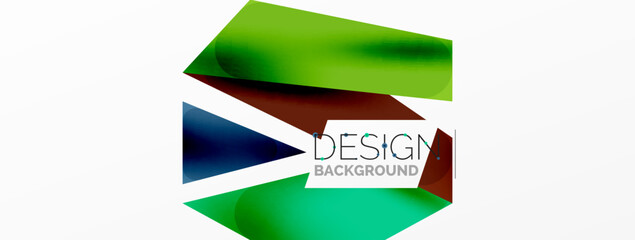 Background abstract overlapping shapes. Minimal composition vector illustration for wallpaper banner background or landing page