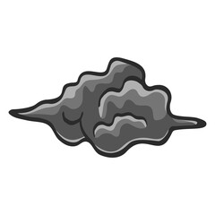 Cool Grey Dark Cloud Illustration Drawing Art
