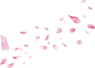 水彩画。水彩タッチの桜背景。春の桜ベクターイラスト。桜の花びらの和風背景。
Watercolor painting. Cherry blossom background with watercolor touch. Spring cherry blossom vector illustration. Japanese style frame background of cherry blossom