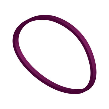 Elastic band rubber vector icon