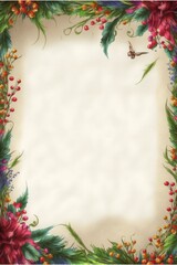 Christmas letter paper (generative AI)