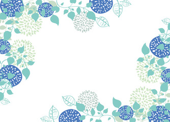 北欧, フレーム, 飾り, 花, 水彩, 背景, テンプレート, 緑, 柄, 蔦, かわいい, 葉っぱ, ナチュラル, 線画, ベクター, 手書き, アブストラクト, バックグラウンド, 手描き, ピンク, 線, フリーハンド, 華やか, グラデーション