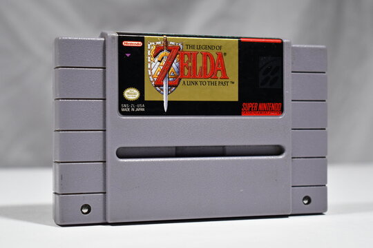 The Legend Of Zelda A Link To The Past On Super Nintendo.