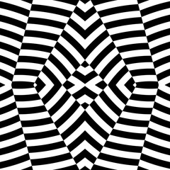 Black abstract wavy oblique stripes. Geometric shape. Optical illusion. Line art pattern. Trendy element for posters, social media, logo, frames, broshure, promotion, flyer, covers, banners, backdrop