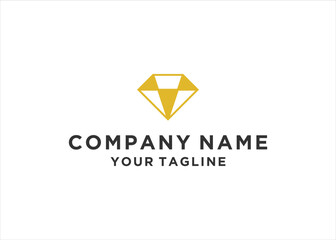 Diamond logo design vector template