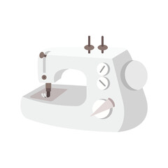 Sewing machine icon. Tailor concept. Vector flat illustration