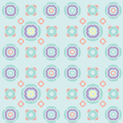 abstract cute geometric shape semless pattern 