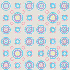 abstract cute geometric shape semless pattern 