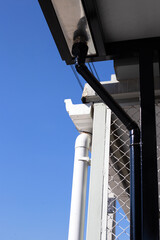 Naklejka premium House rain gutter, Pipeline sysem.