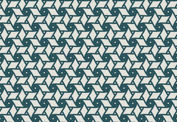 Seamless pattern and simple pastel clothing fashion. frabric Taupe BG and Teal-Blue colors. white background, beautiful, elegant, modern.