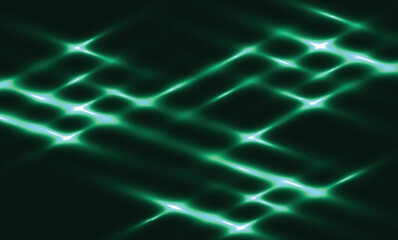 Light effect Background creative of futuristic geometric perspective design. Abstract futuristic and tech background, Abstract art wallpaper. Vector illustration.