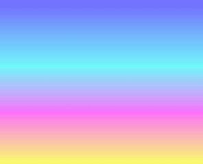 Abstract gradient bright multi color background. Combination between purple, Cyan, pink and yellow color . Empty or blank space for text