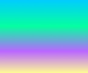 Abstract Gradient bright multi color background (Blue, green, purple and yellow). Empty or copy space for background or text	
