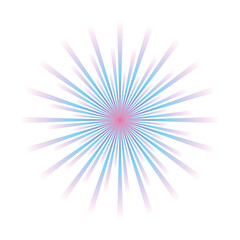 Realistic fireworks celebration